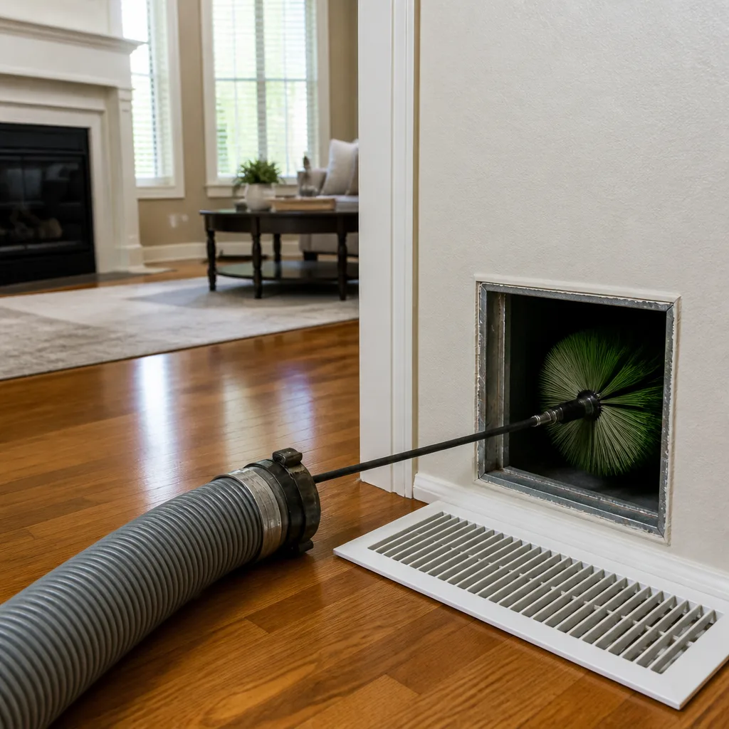Whole-home duct cleaning